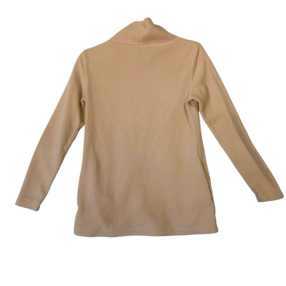 Dudley Stephens Women’s Fleece Cobble Hill  Turtleneck Tunic Top Camel‎ Size XS